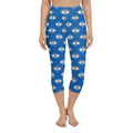 Evil Eye Pattern Yoga Capris