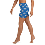 Evil Eye Pattern Yoga Shorts