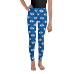 Evil Eye Pattern Youth Leggings
