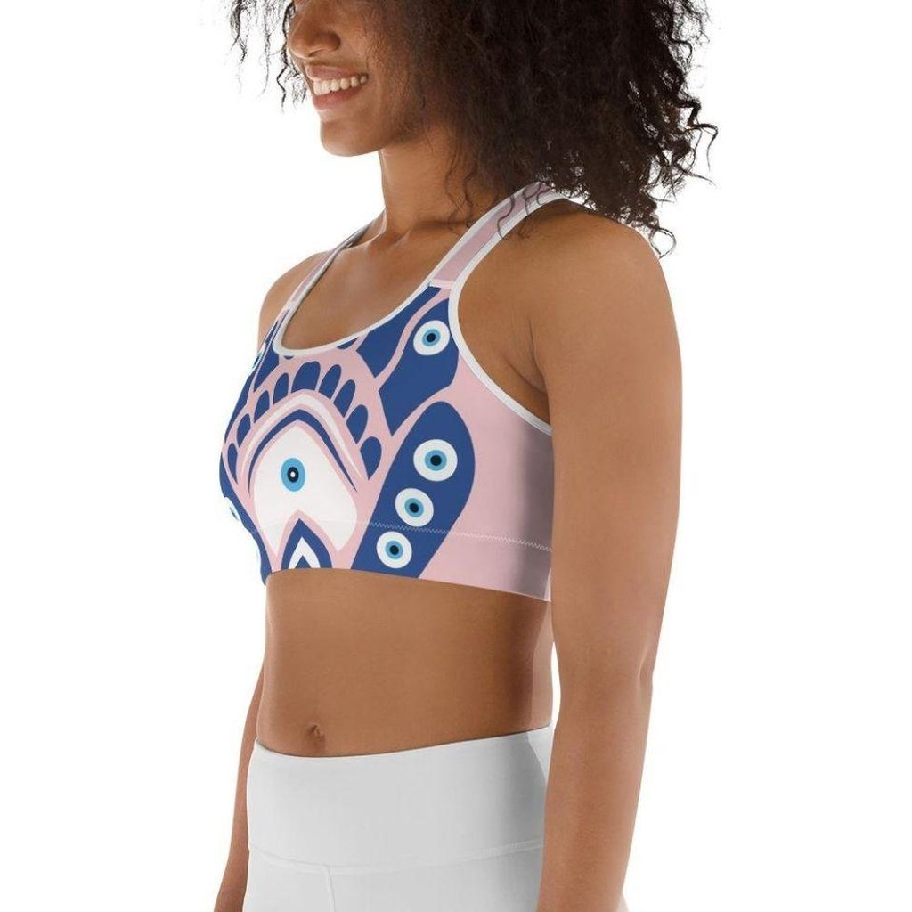 Eye Symbol Sports Bra