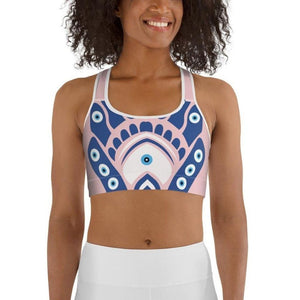Eye Symbol Sports Bra