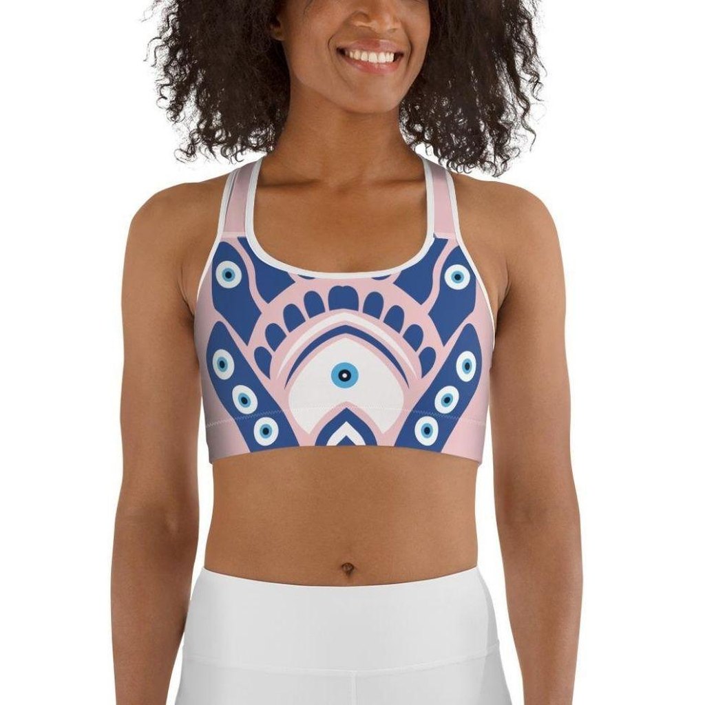 Eye Symbol Sports Bra