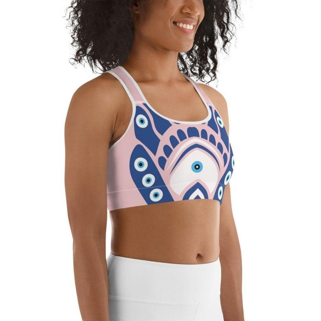 Eye Symbol Sports Bra