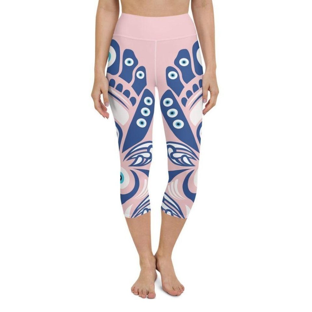 Eye Symbol Yoga Capris