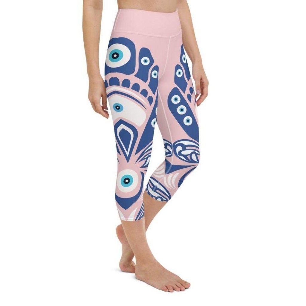 Eye Symbol Yoga Capris