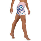 Eye Symbol Yoga Shorts