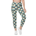Eye Talisman Crossover Leggings With Pockets