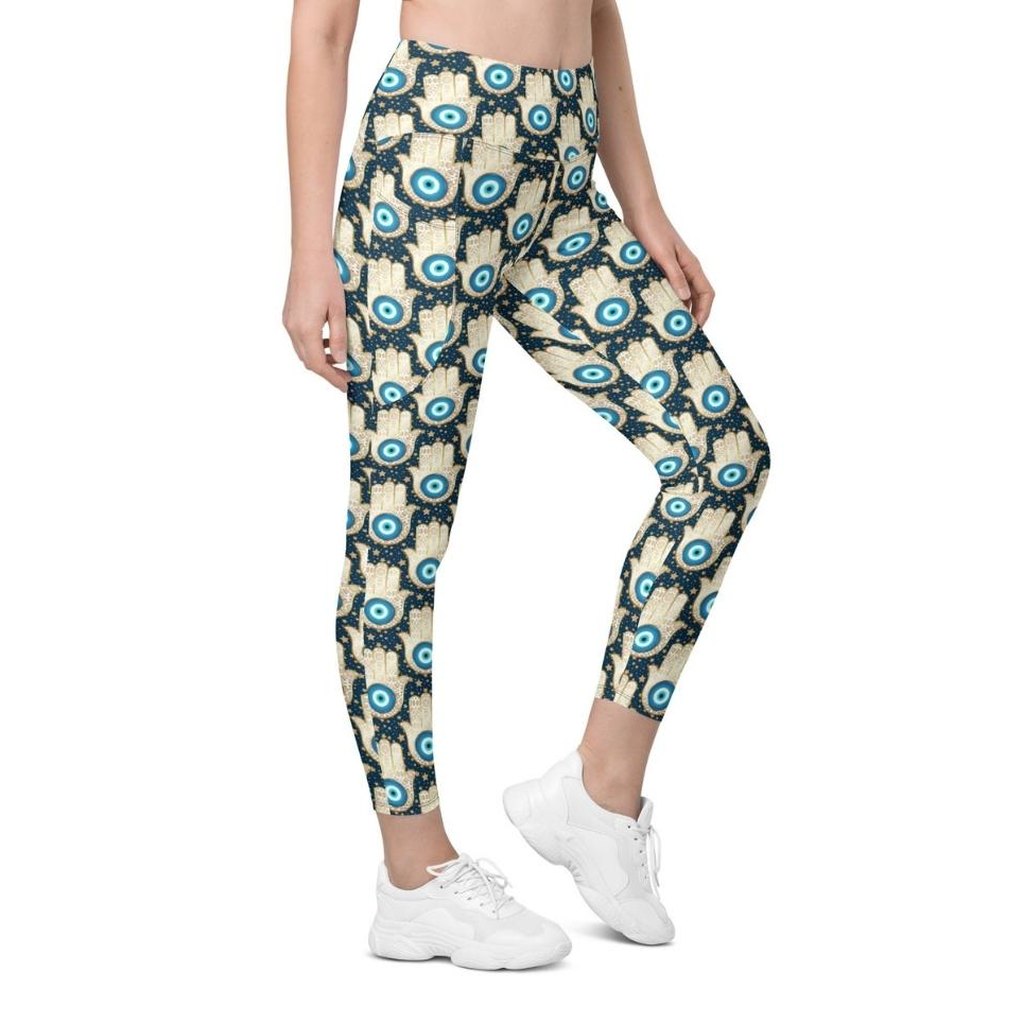 Eye Talisman Leggings With Pockets