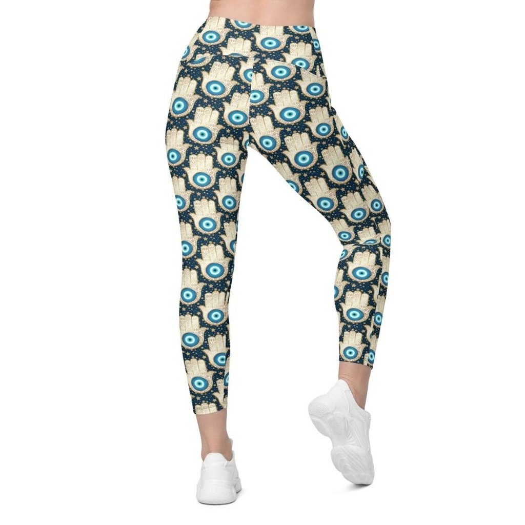 Eye Talisman Leggings With Pockets
