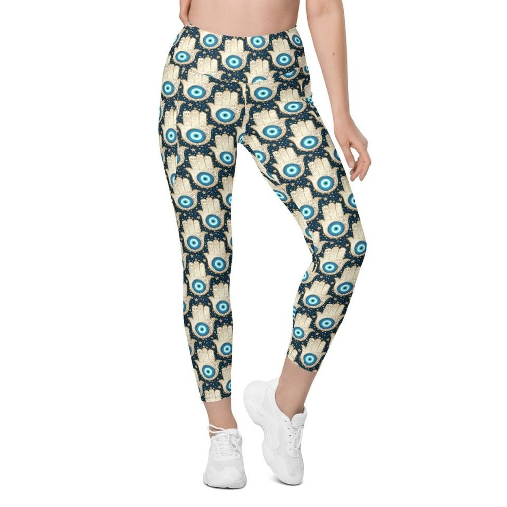Eye Talisman Leggings With Pockets