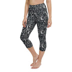 Face Drawings Yoga Capris