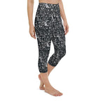 Face Drawings Yoga Capris