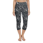 Face Drawings Yoga Capris