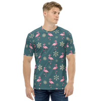 Festive Flamingos Men's T-shirt