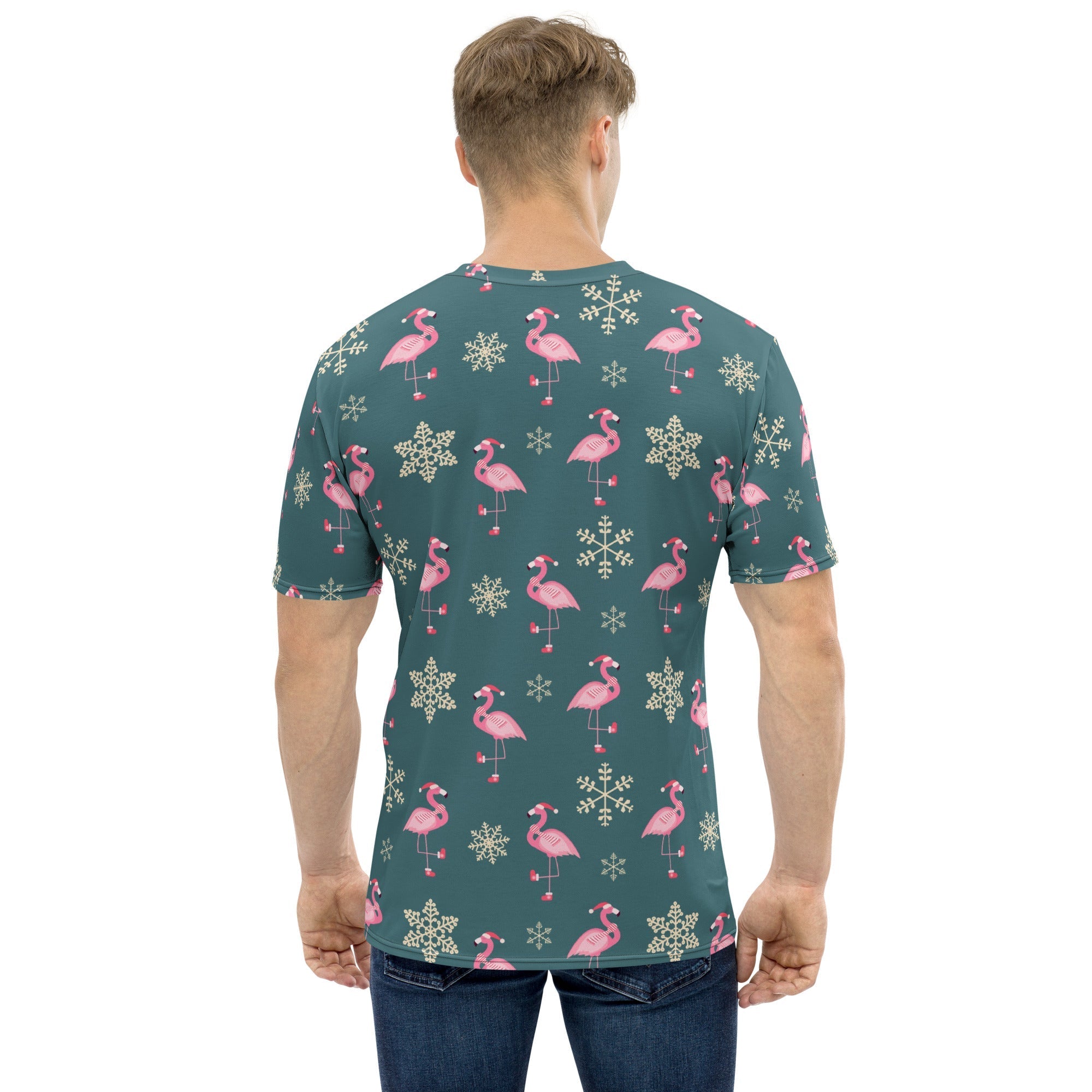 Festive Flamingos Men's T-shirt
