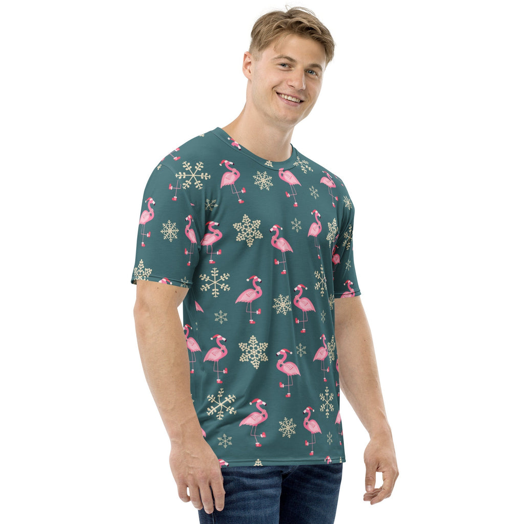 Festive Flamingos Men's T-shirt