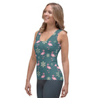 Festive Flamingos Tank Top