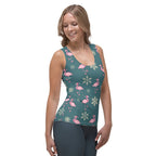 Festive Flamingos Tank Top