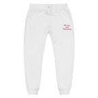 Fierce & Fabulous Embroidery  Fleece Sweatpants