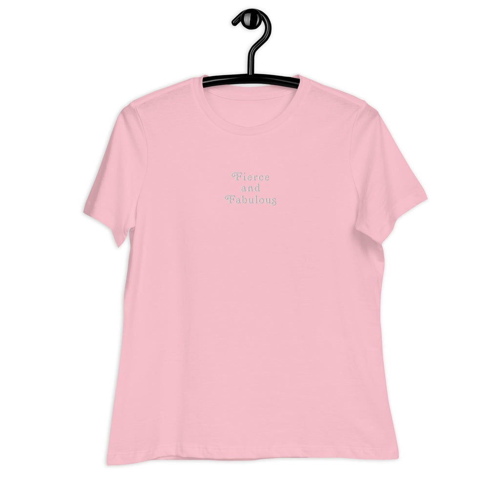 Fierce & Fabulous Embroidery T-Shirt