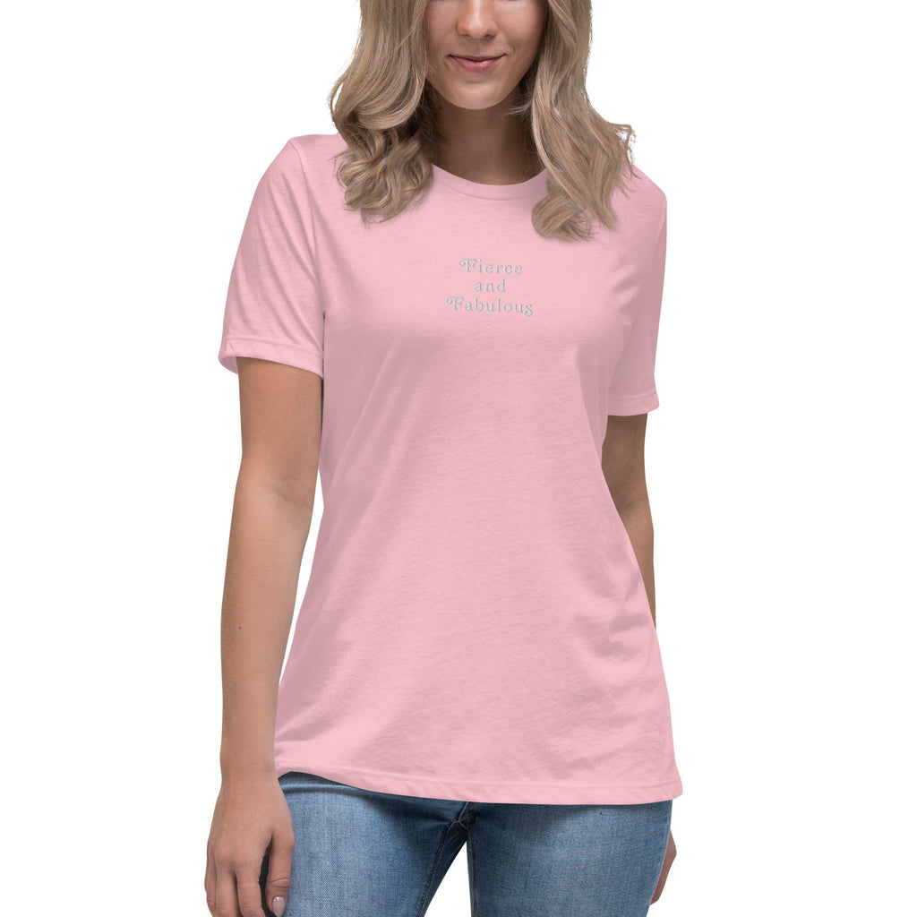 Fierce & Fabulous Embroidery T-Shirt