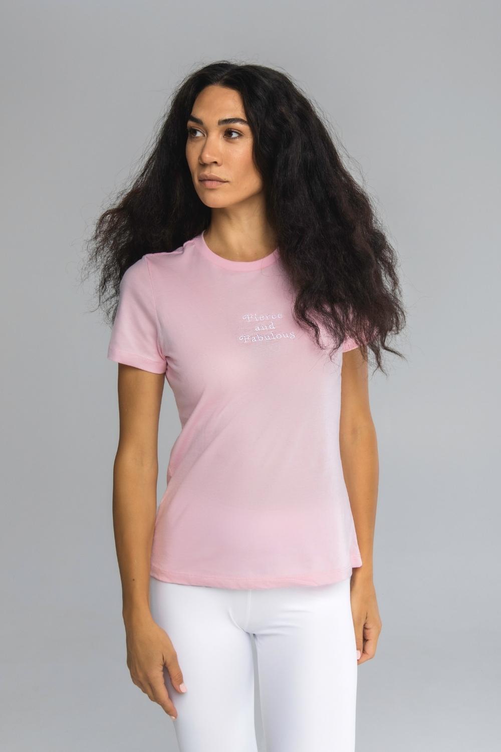 Fierce & Fabulous Embroidery T-Shirt