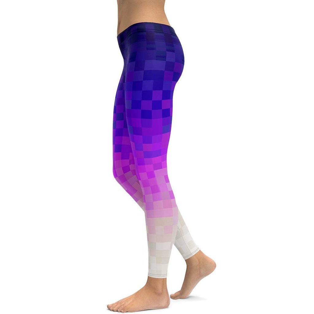 Fierce Pixel Leggings - FiercePulse - Premium Workout Leggings - Yoga Pants