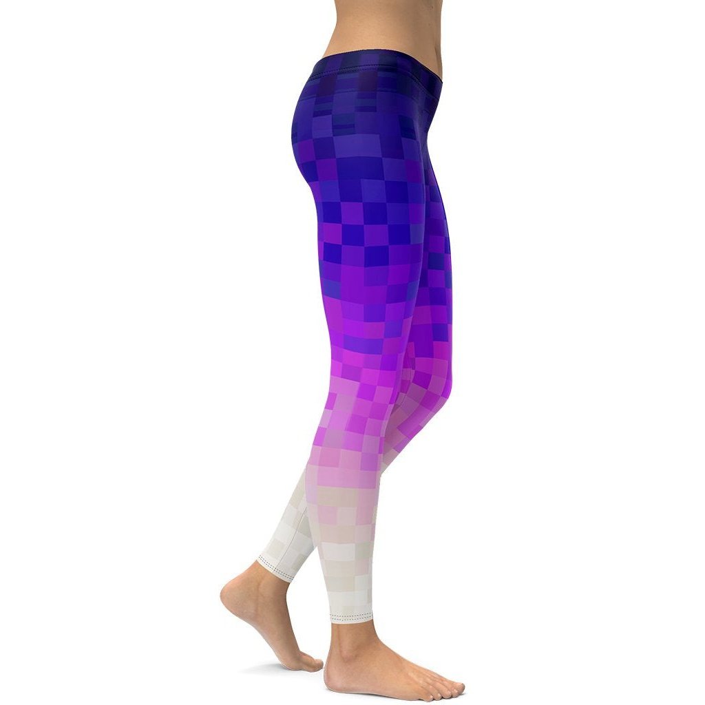 Fierce Pixel Leggings - FiercePulse - Premium Workout Leggings - Yoga Pants