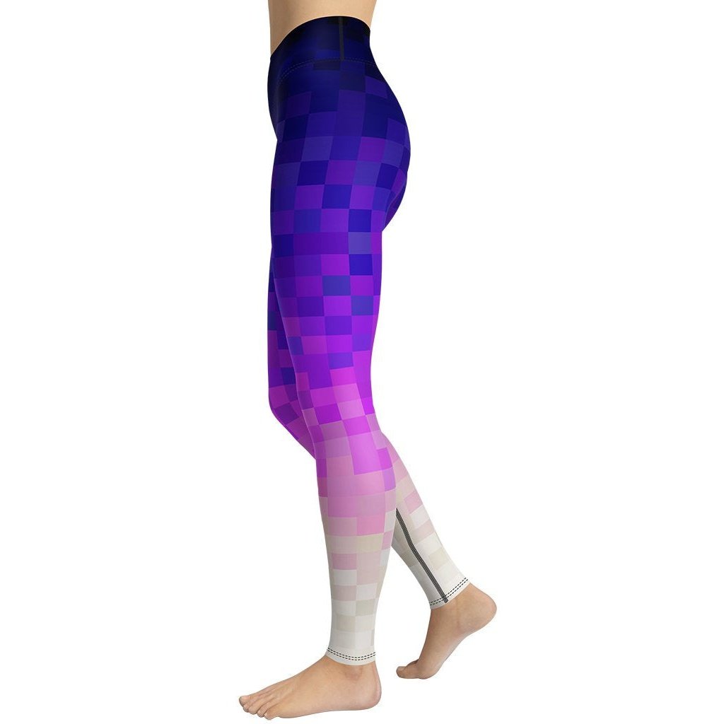 Fierce Pixel Yoga Leggings - FiercePulse - Premium Workout Leggings - Yoga Pants