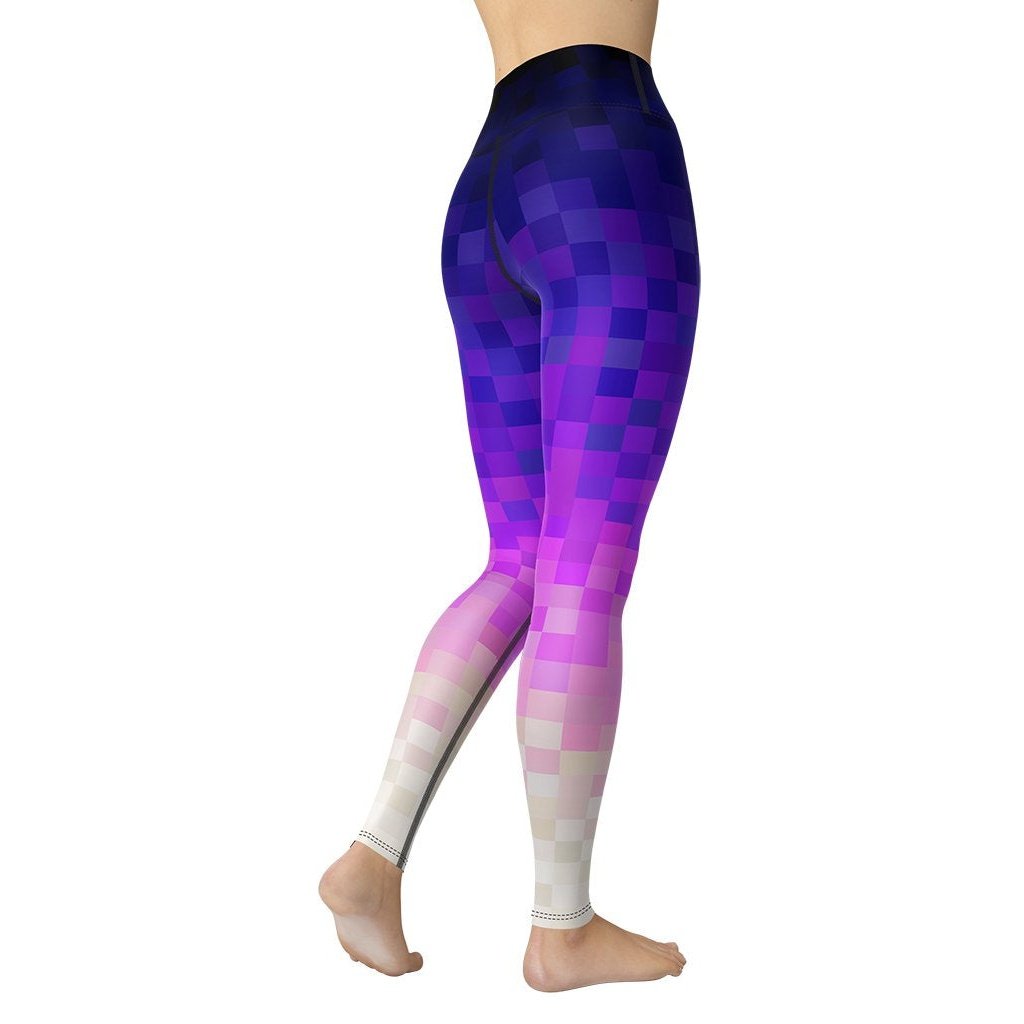 Fierce Pixel Yoga Leggings - FiercePulse - Premium Workout Leggings - Yoga Pants