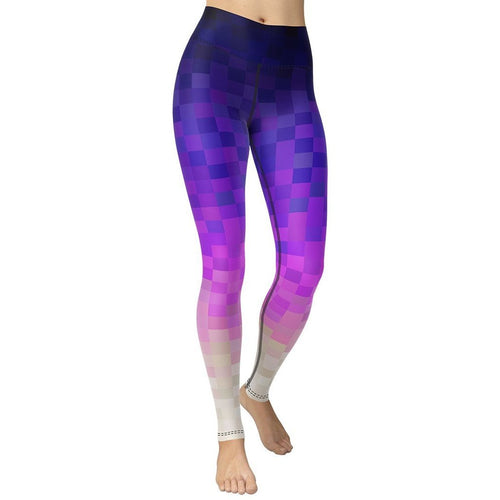 Fierce Pixel Yoga Leggings - FiercePulse - Premium Workout Leggings - Yoga Pants