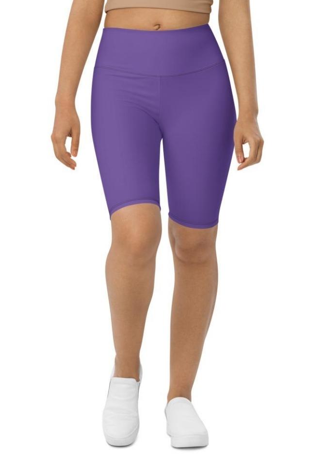 Fierce Purple Biker Shorts