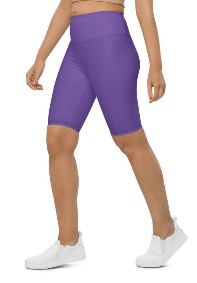 Fierce Purple Biker Shorts