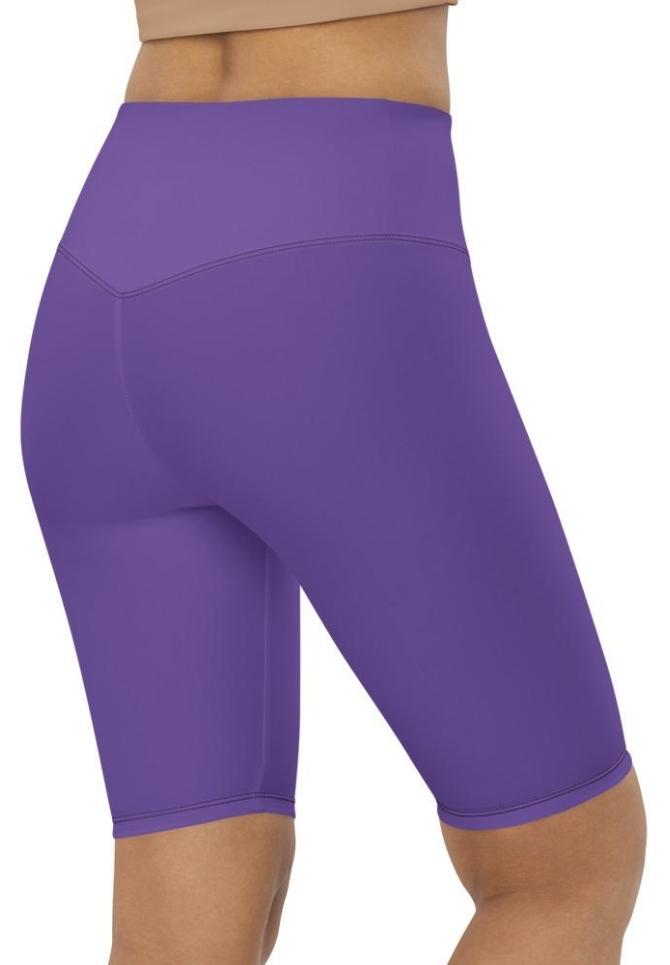 Fierce Purple Biker Shorts