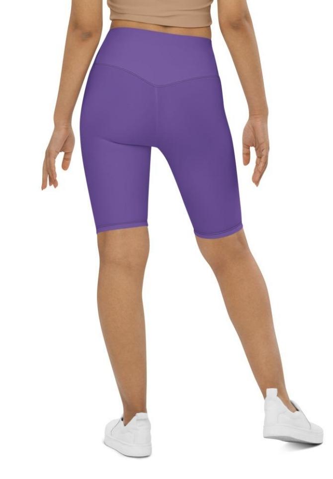Fierce Purple Biker Shorts