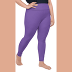 Fierce Purple Plus Size Leggings