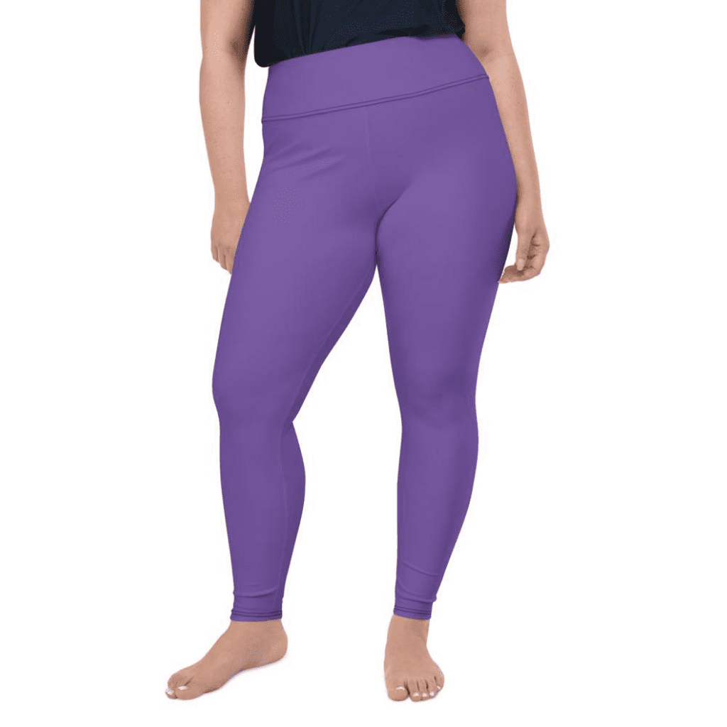 Fierce Purple Plus Size Leggings