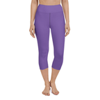 Fierce Purple Yoga Capris
