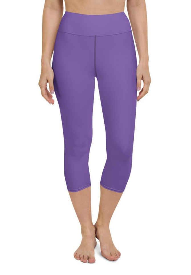 Fierce Purple Yoga Capris
