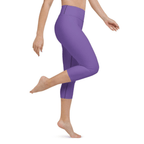 Fierce Purple Yoga Capris