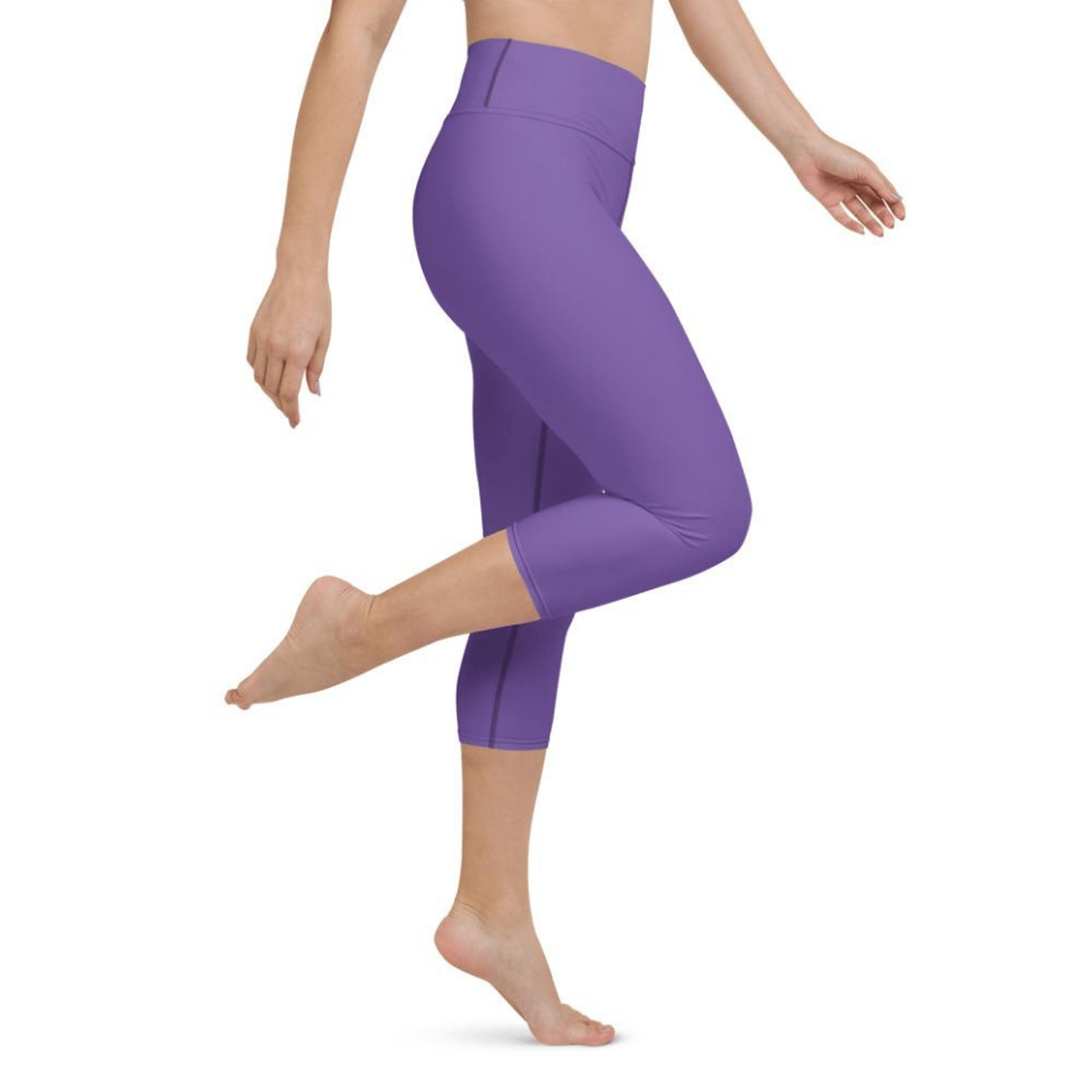 Fierce Purple Yoga Capris