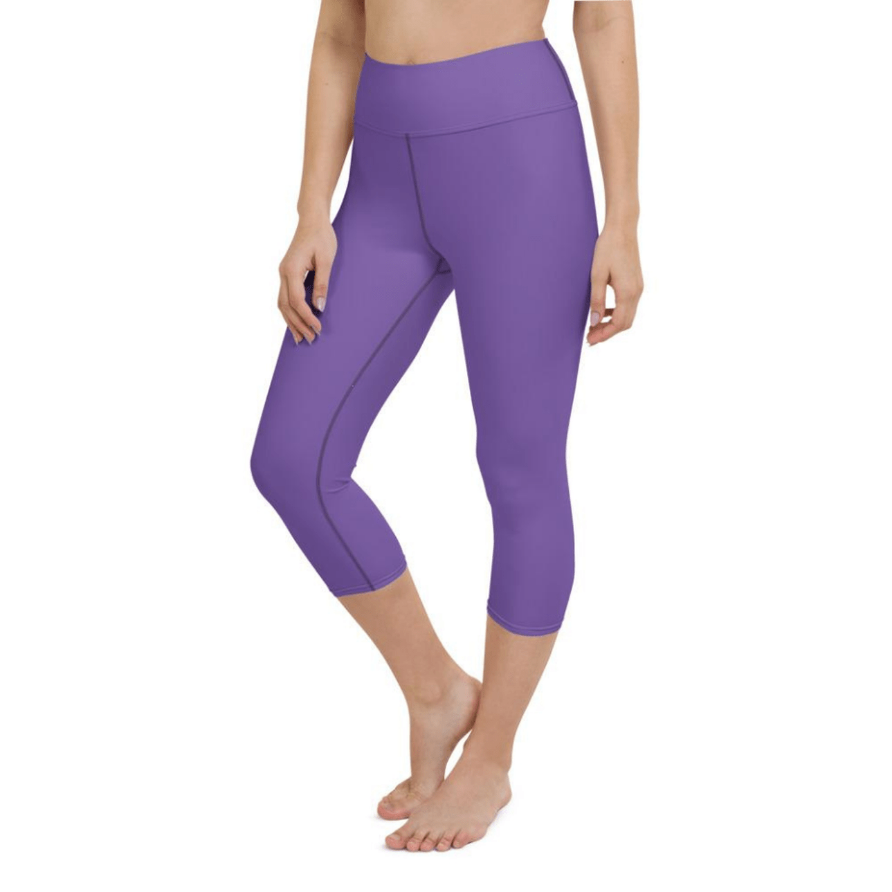 Fierce Purple Yoga Capris