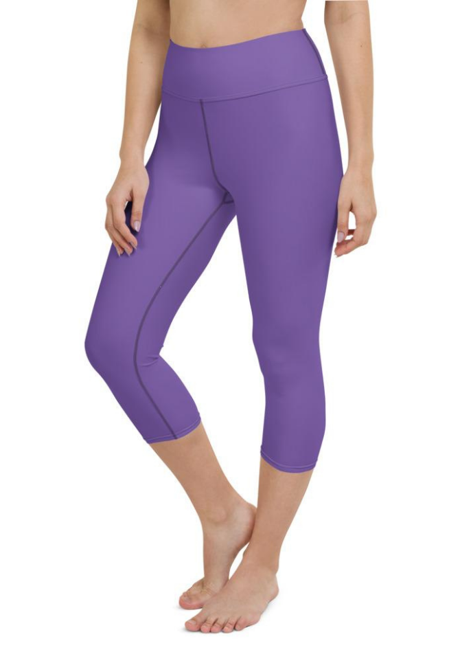 Fierce Purple Yoga Capris