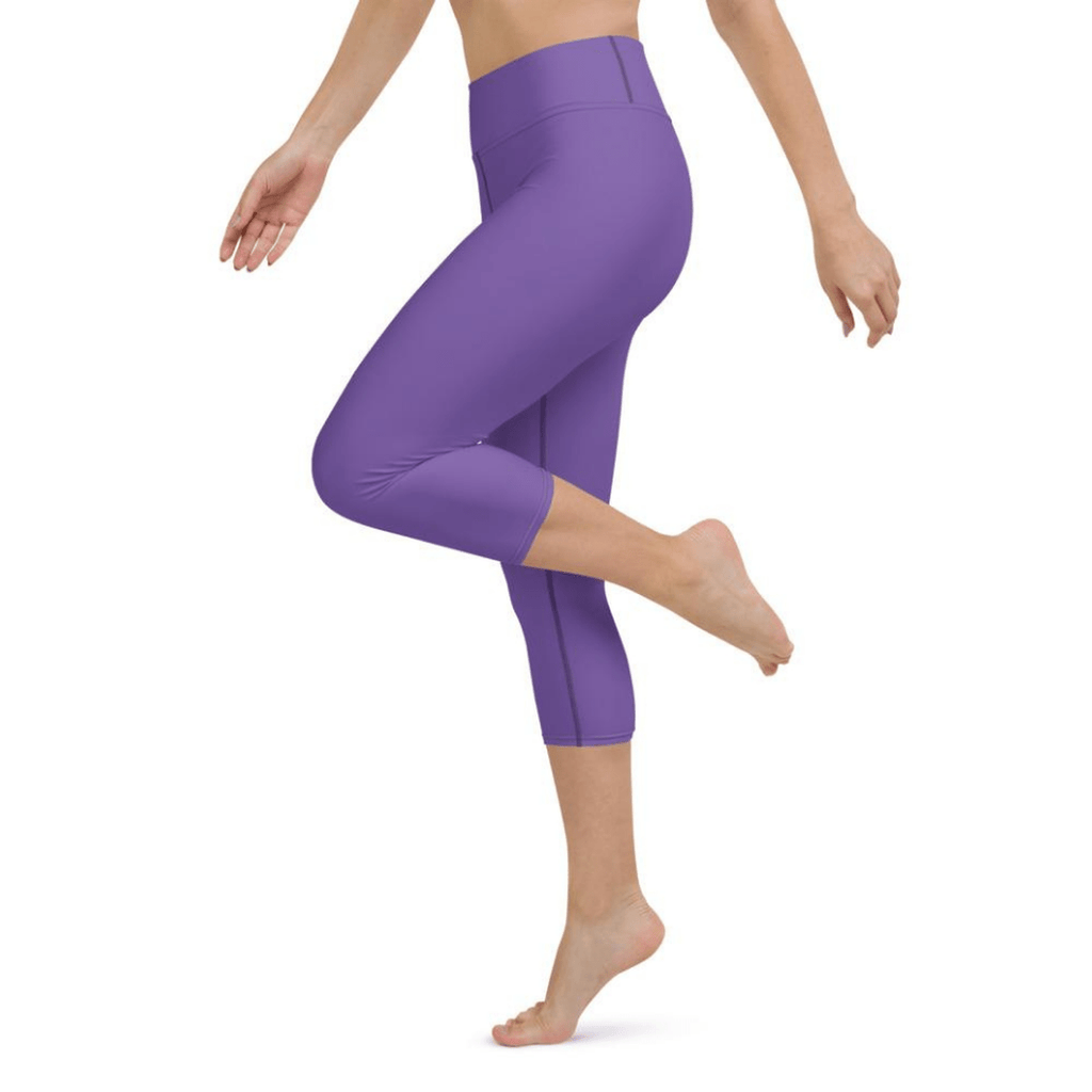 Fierce Purple Yoga Capris