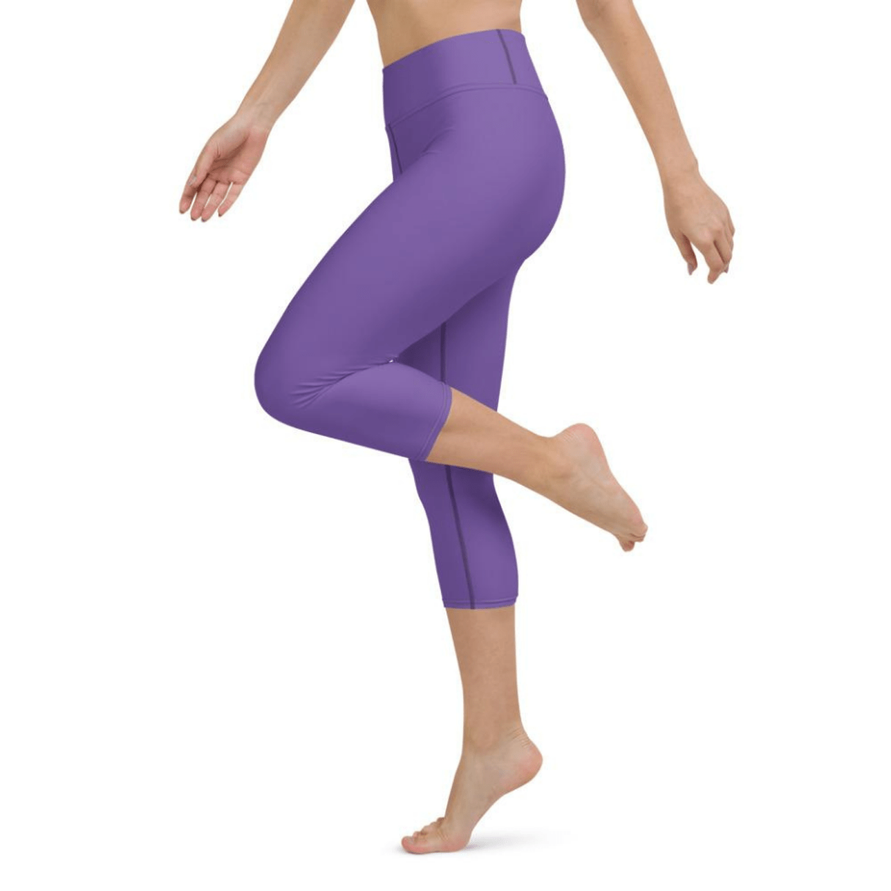 Fierce Purple Yoga Capris