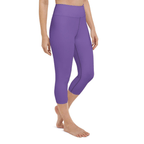 Fierce Purple Yoga Capris