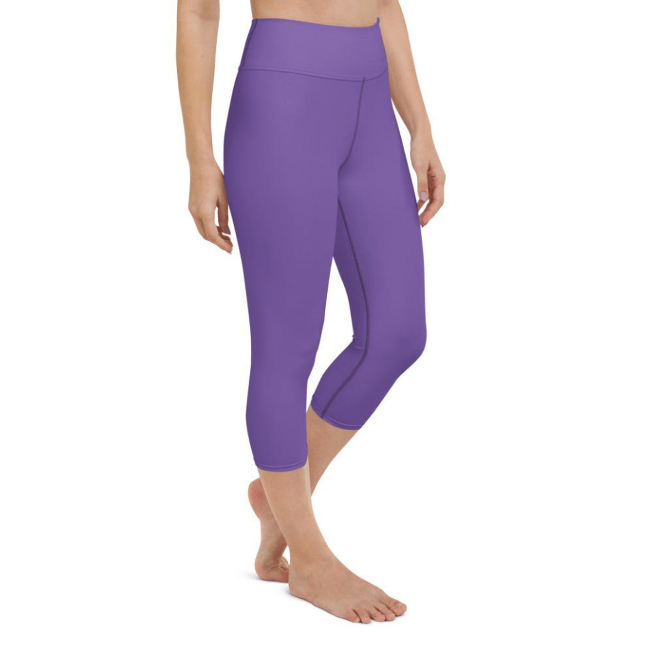 Fierce Purple Yoga Capris