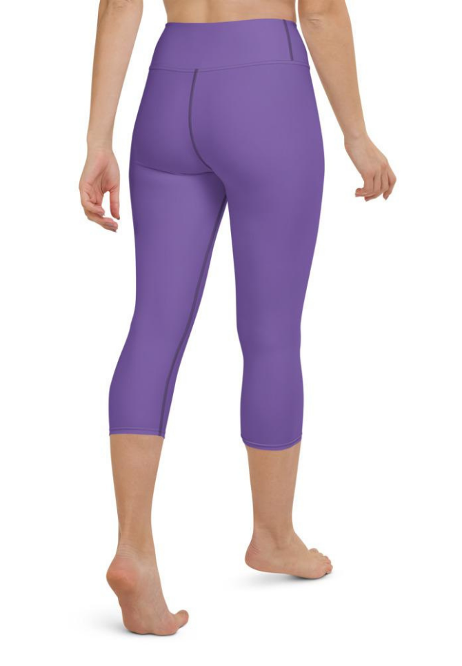 Fierce Purple Yoga Capris