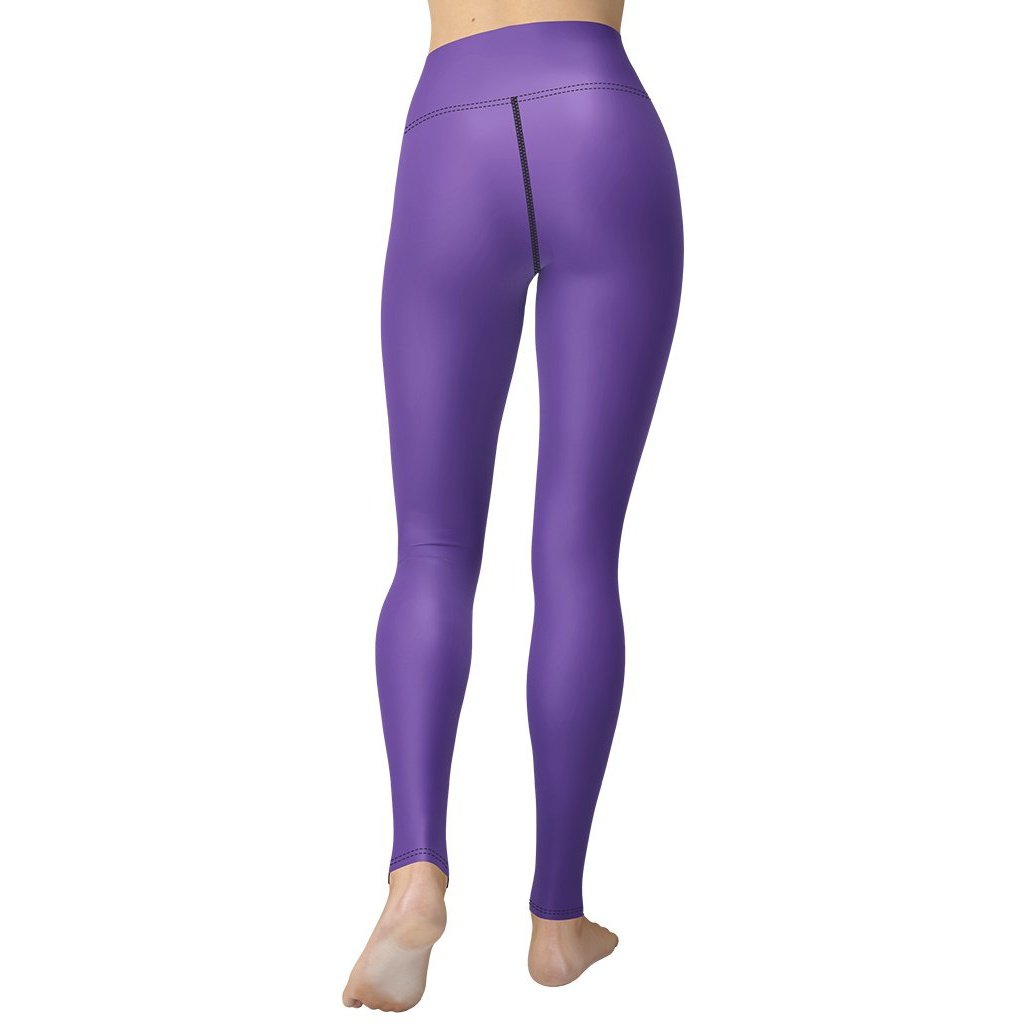 Fierce Purple Yoga Leggings