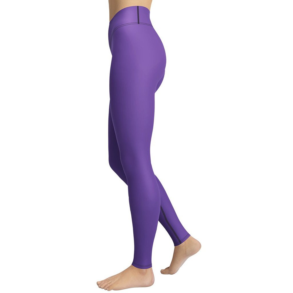 Fierce Purple Yoga Leggings